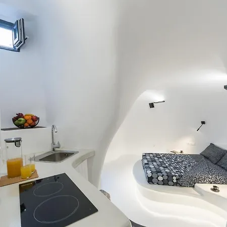 公寓 Santorini Traditional Cute W Private Hot Tub 费拉